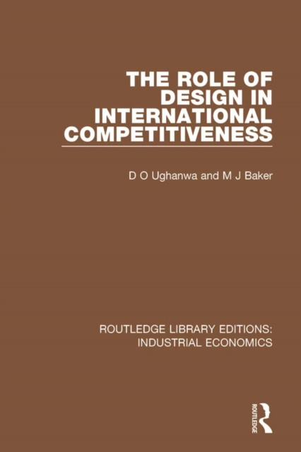 E-kniha Role of Design in International Competitiveness D.O. Ughanwa