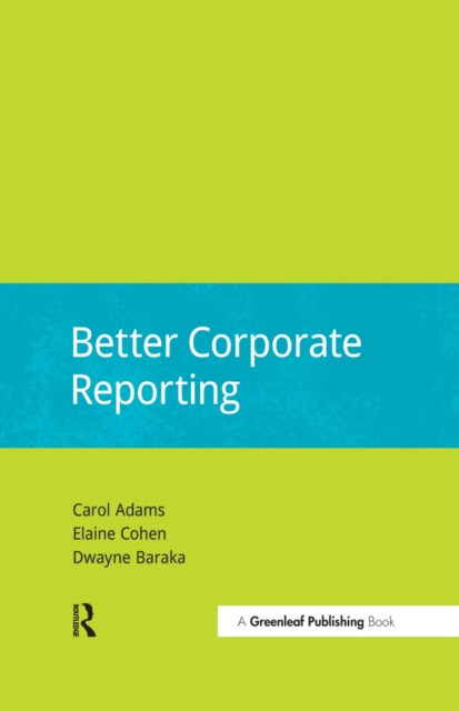 E-book Better Corporate Reporting Carol Adams