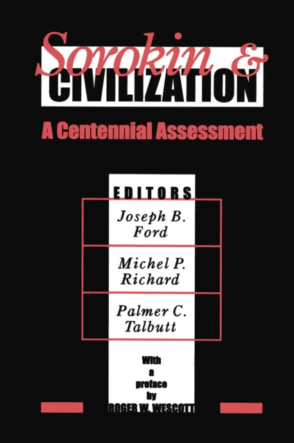 E-knjiga Sorokin and Civilization Joseph B. Ford