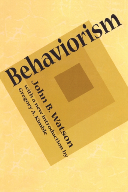 E-book Behaviorism John B. Watson