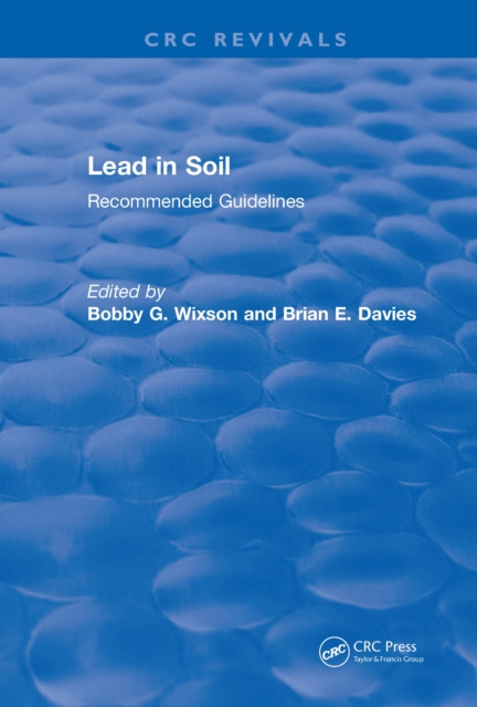 E-knjiga Lead in Soil Bobby G. Wixson