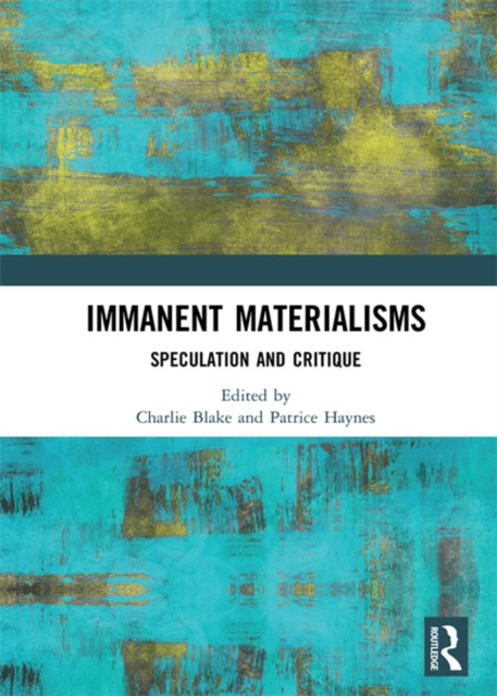 E-book Immanent Materialisms Charlie Blake