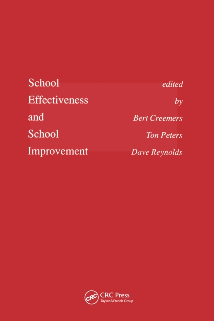 E-kniha School Effectiveness and School Improvement Bert.P.M. Creemers
