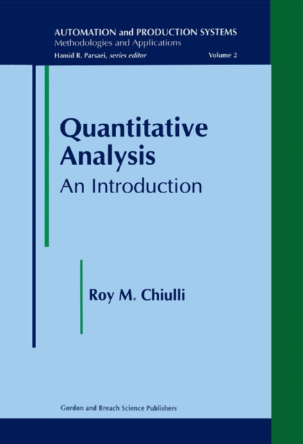 ebook Quantitative Analysis RoyM Chiulli
