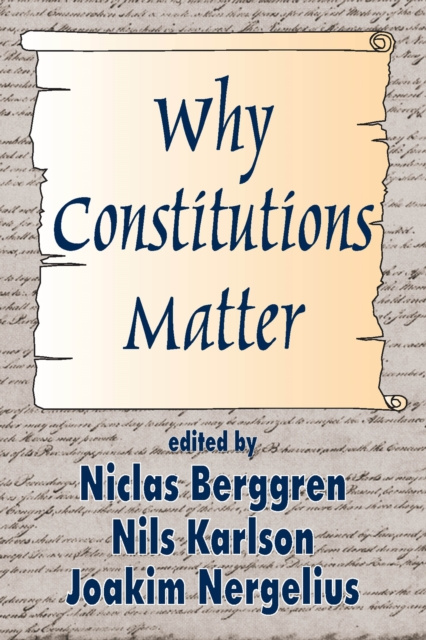E-book Why Constitutions Matter Nils Karlson