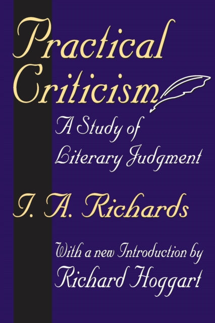 E-knjiga Practical Criticism I. A. Richards