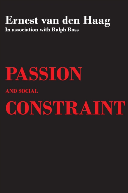 Libro elettronico Passion and Social Constraint Ralph Ross