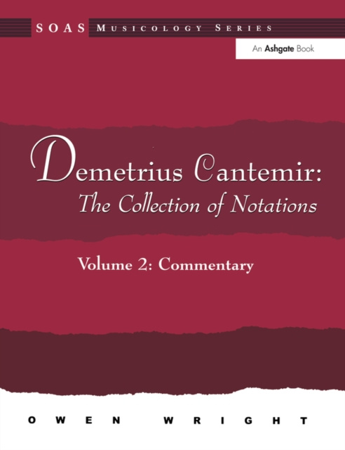 E-kniha Demetrius Cantemir: The Collection of Notations Owen Wright