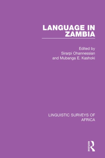 E-kniha Language in Zambia Sirarpi Ohannessian