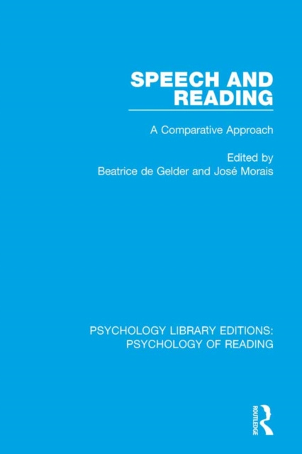 E-book Speech and Reading Beatrice de Gelder
