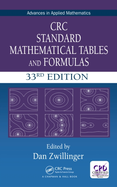 E-book CRC Standard Mathematical Tables and Formulas Daniel Zwillinger