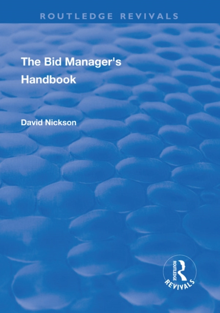 E-book Bid Manager's Handbook David Nickson