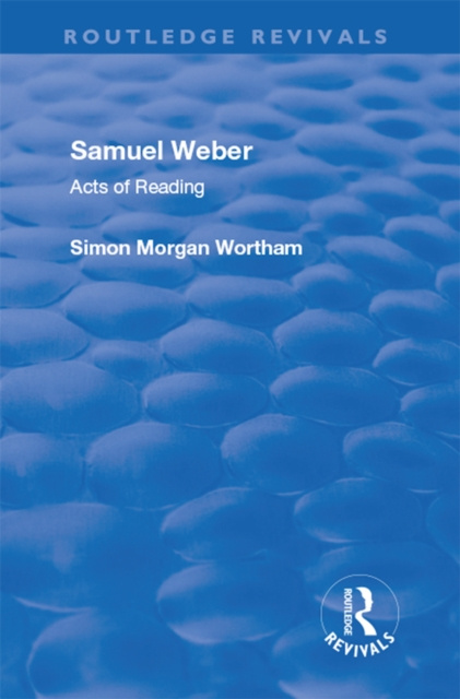 E-Book Samuel Weber Simon Morgan Wortham