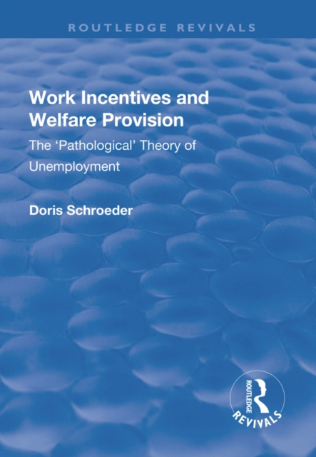 E-kniha Work Incentives and Welfare Provision Doris Schroeder