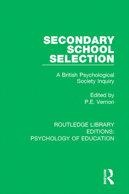 E-book Secondary School Selection P.E. Vernon