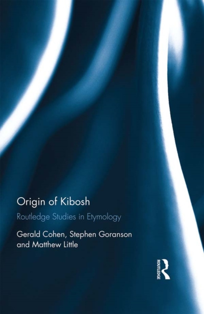 E-knjiga Origin of Kibosh Gerald Cohen