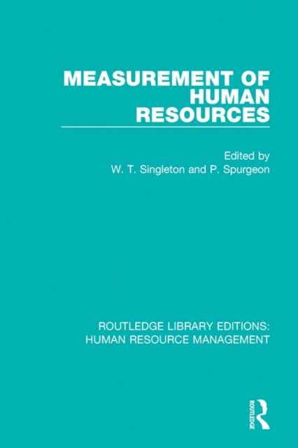 E-knjiga Measurement of Human Resources W. T. Singleton