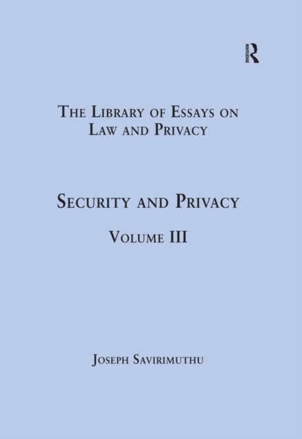E-Book Security and Privacy Joseph Savirimuthu