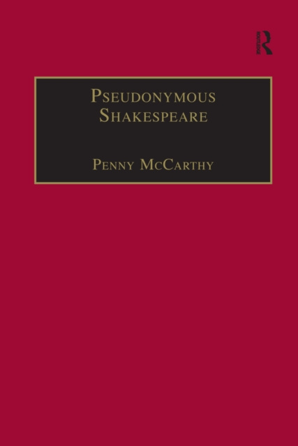 E-book Pseudonymous Shakespeare Penny McCarthy