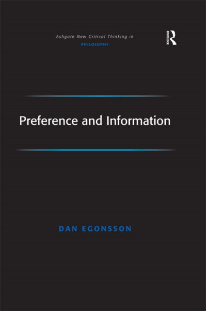 E-book Preference and Information Dan Egonsson