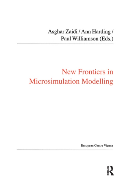 E-book New Frontiers in Microsimulation Modelling Ann Harding