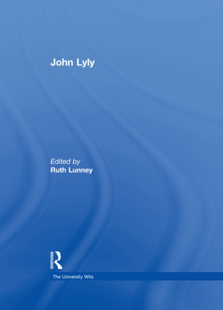 E-book John Lyly Ruth Lunney