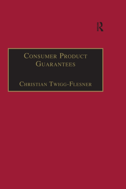 E-Book Consumer Product Guarantees Christian Twigg-Flesner