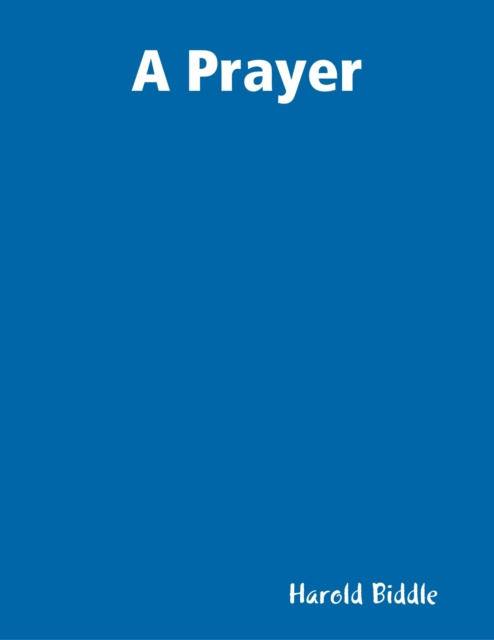 E-knjiga Prayer Biddle Harold Biddle