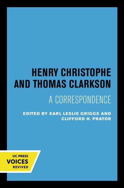 Boek Henry Christophe and Thomas Clarkson Earl Leslie Griggs