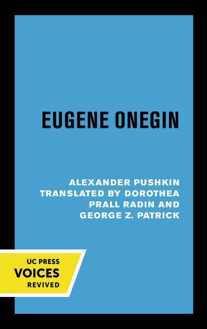 Knjiga Eugene Onegin Dorothea Prall Radin