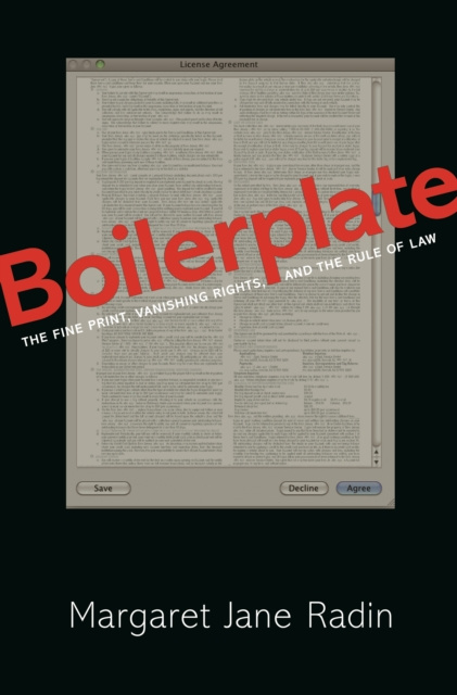 E-knjiga Boilerplate Margaret Jane Radin