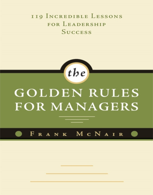 E-knjiga Golden Rules for Managers Frank McNair