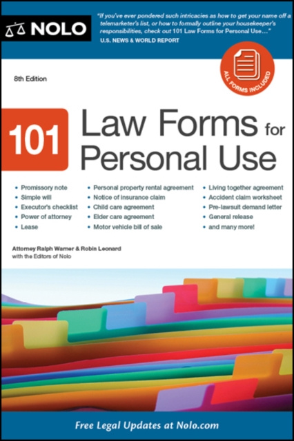 E-Book 101 Law Forms for Personal Use Robin Leonard
