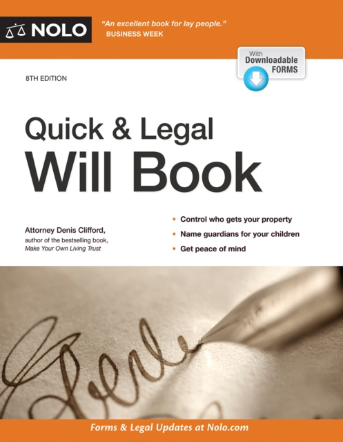 E-kniha Quick & Legal Will Book Denis Clifford