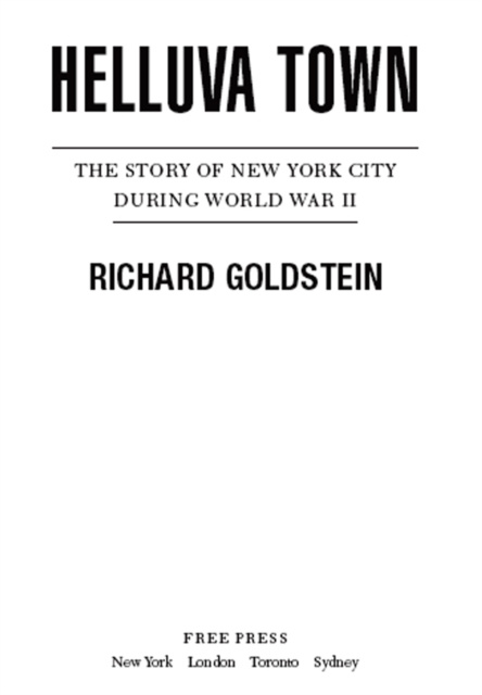 E-book Helluva Town Richard Goldstein