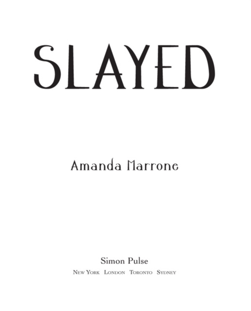 E-knjiga Slayed Amanda Marrone