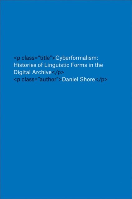 E-knjiga Cyberformalism Daniel Shore