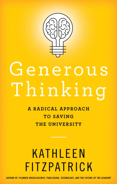 E-book Generous Thinking Kathleen Fitzpatrick