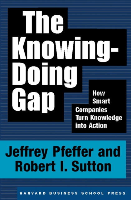 E-book Knowing-Doing Gap Jeffrey Pfeffer