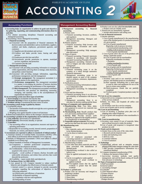 Libro elettronico Accounting 2 Inc. BarCharts