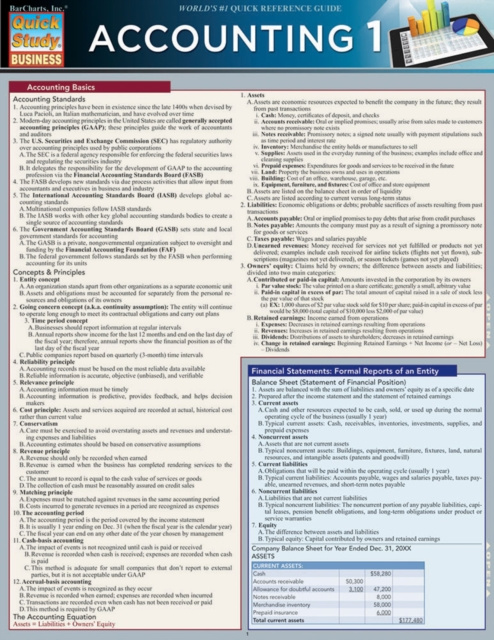 E-knjiga Accounting 1 Inc. BarCharts