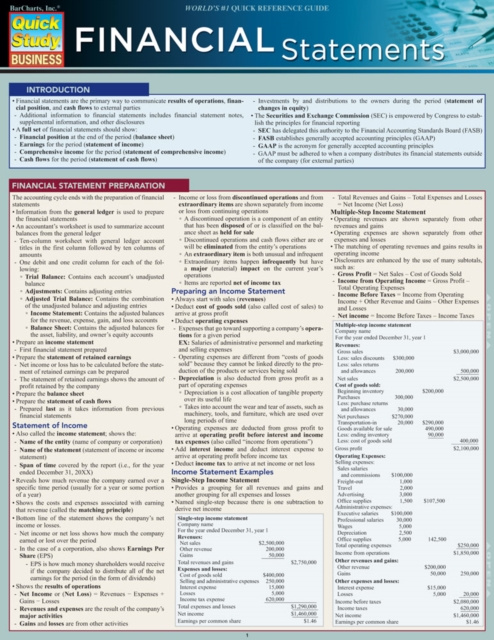 E-book Financial Statements Michael P Griffin