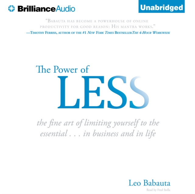 Audiokniha Power of Less Leo Babauta