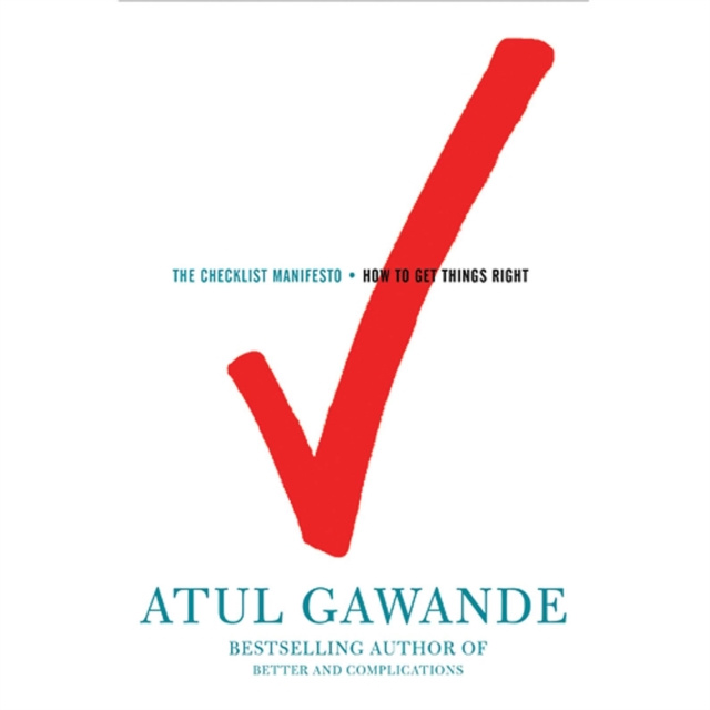 Audiokniha Checklist Manifesto Atul Gawande