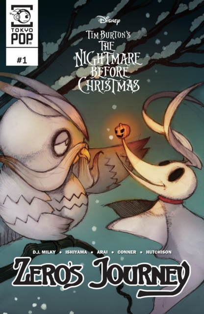 E-kniha Disney Manga: Tim Burton's The Nightmare Before Christmas -- Zero's Journey Issue #01 Cover A D.J. Milky