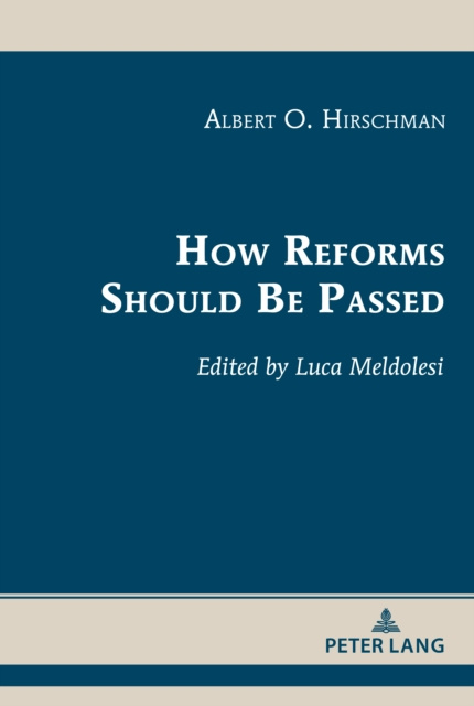 E-knjiga How Reforms Should Be Passed Hirschman Albert O. Hirschman