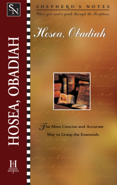 E-book Shepherd's Notes: Hosea/Obadiah Robert Lintzenich