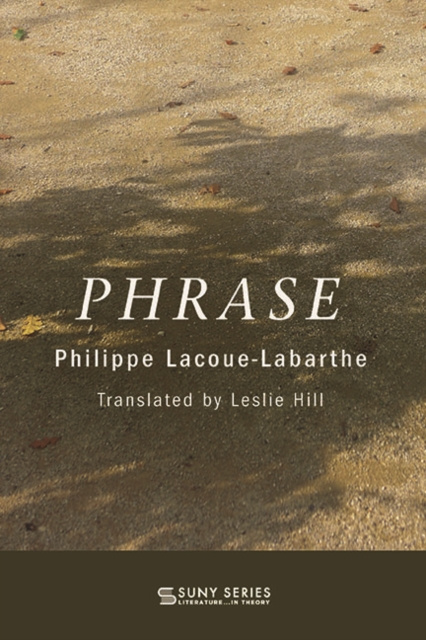 E-knjiga Phrase Philippe Lacoue-Labarthe