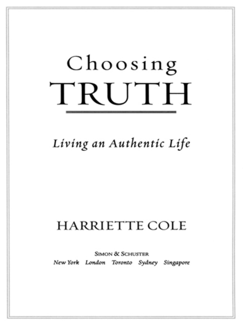 E-book Choosing Truth Harriette Cole