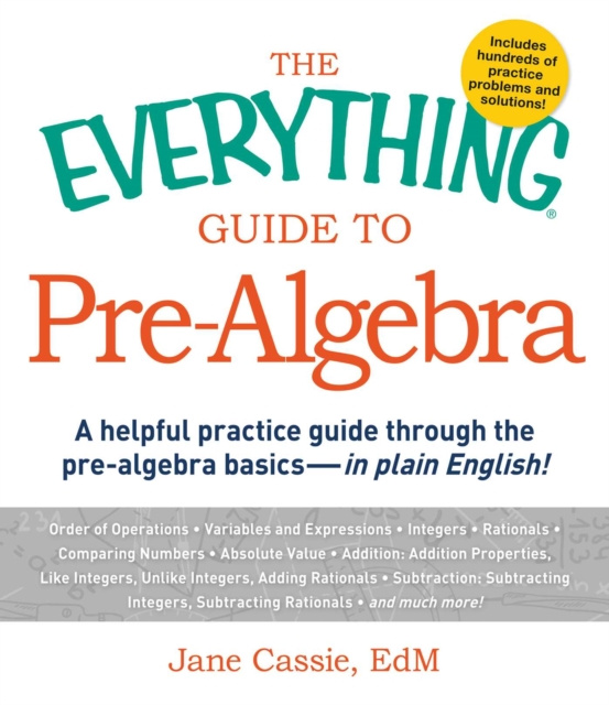 E-knjiga Everything Guide to Pre-Algebra Jane Cassie